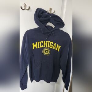 Champion Michigan Hoodie Sz Sm Unisex
